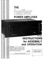 Hafler DH-500 - Service Manual
